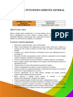 ST-MN-002 Manual de Funciones Gerente General