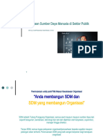 Pertemuan 4 Perencanaan SDM Sektor Publik