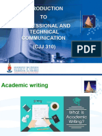 CJJ 310 - 2023 Lecture 3 - Academic Writing