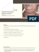 Principles of Management of Odontogenic Infections