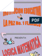 LOGICA MATEMATICA Experiencia 2