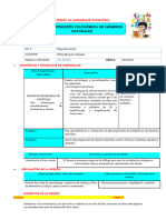 4° Grado - Sesiones de Aprendizaje 7