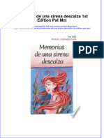 PDF of Memorias de Una Sirena Descalza 1St Edition Pat MM Full Chapter Ebook