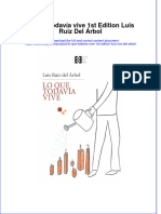 PDF of Lo Que Todavia Vive 1St Edition Luis Ruiz Del Arbol Full Chapter Ebook