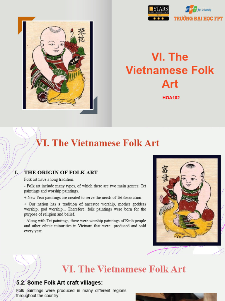 Vietnamese Folk Art: Traditions & Techniques | PDF | Art