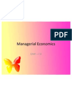 Managerial Economics