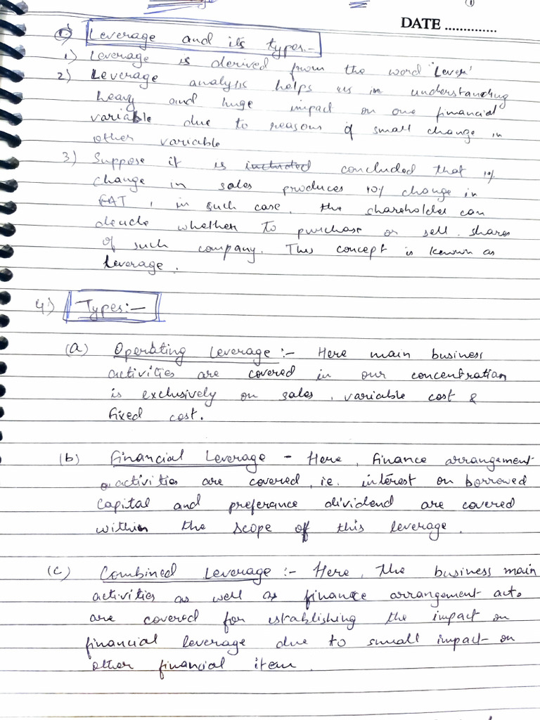 Financial Leverage Analysis Guide | PDF