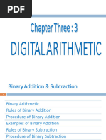 Chapter 3 Digital Arithmetics