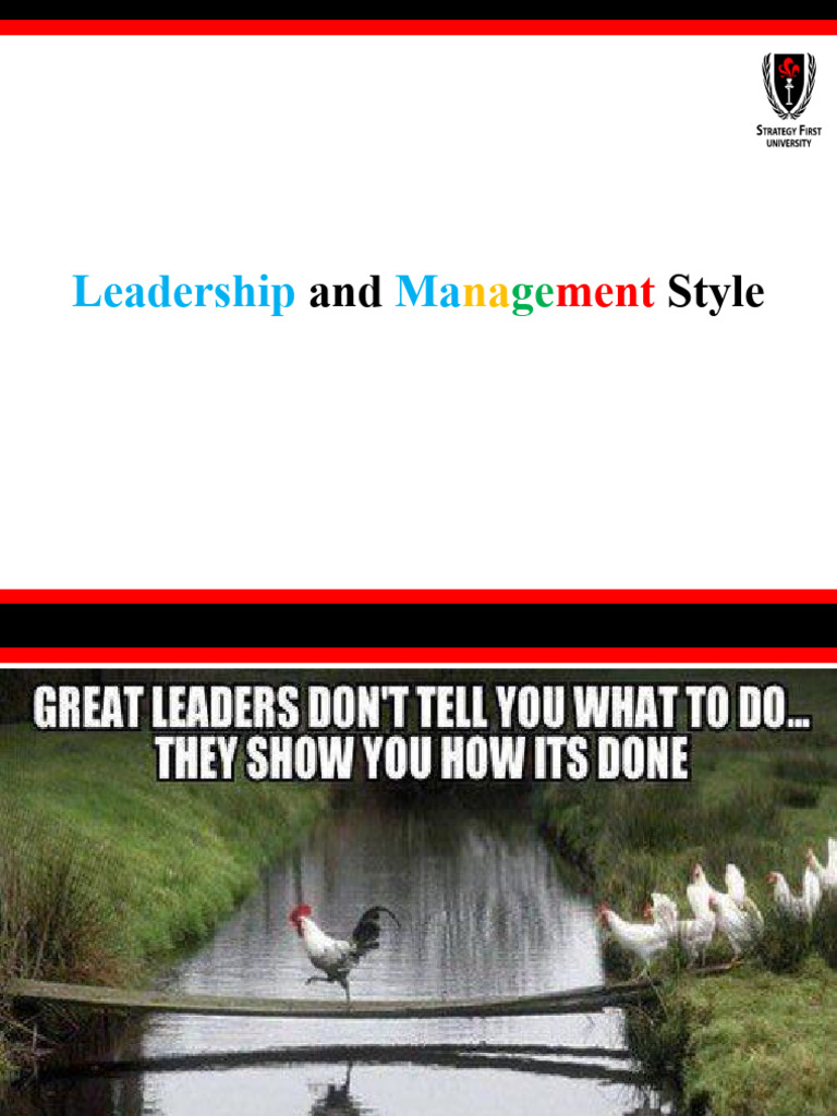 Week 3 - Leadership and Management Styles 1 | PDF | Leadership ...