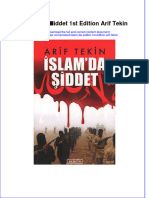 Full Download Islam Da Siddet 1St Edition Arif Tekin Online Full Chapter PDF