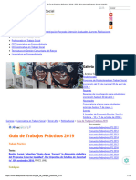 Guía de Trabajos Prácticos 2019 - FTS - Facultad de Trabajo Social (UNLP)