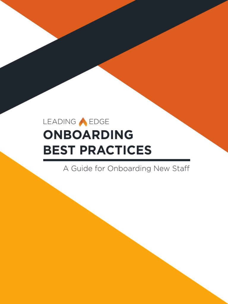Onboarding Best Practices Guide | PDF | Business