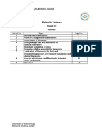 Biology for Engineers MODULE IV