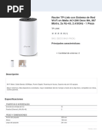 Especificaciones del Kit Starlink Mini | PDF | Wifi | Redes de computadoras