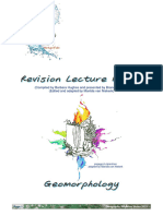 Geomorphology Revision Lectures Notes 2021