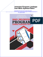 Download pdf of Model Implementasi Program Lembaga Penjaminan Mutu Syamsul Bahri full chapter ebook 