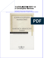 Full Download Kartaca Kralicesi Dido 1St Edition Christopher Marlowe Online Full Chapter PDF