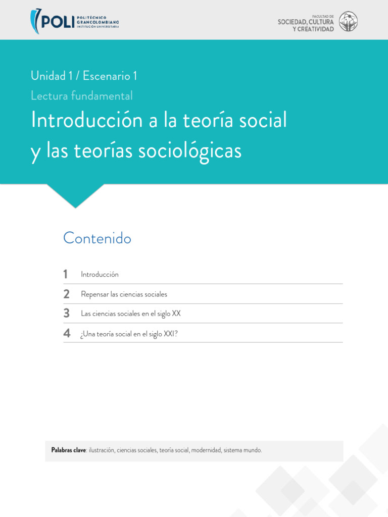 Origen de las Ciencias Sociales | PDF | Ciencias Sociales | Science