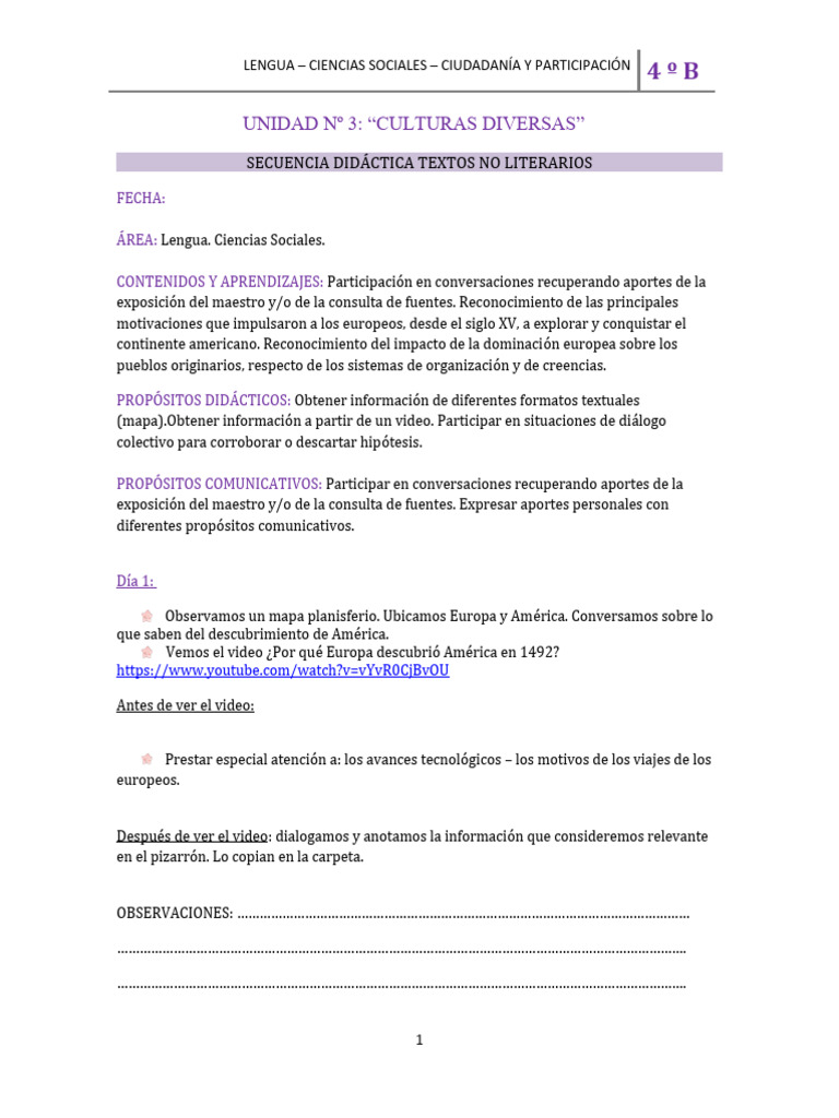 Unidad 3. 4º Descargar gratis PDF Verbo Diccionario