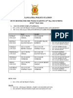 KARANGATHA POLICE STATIO4 ROOSTER