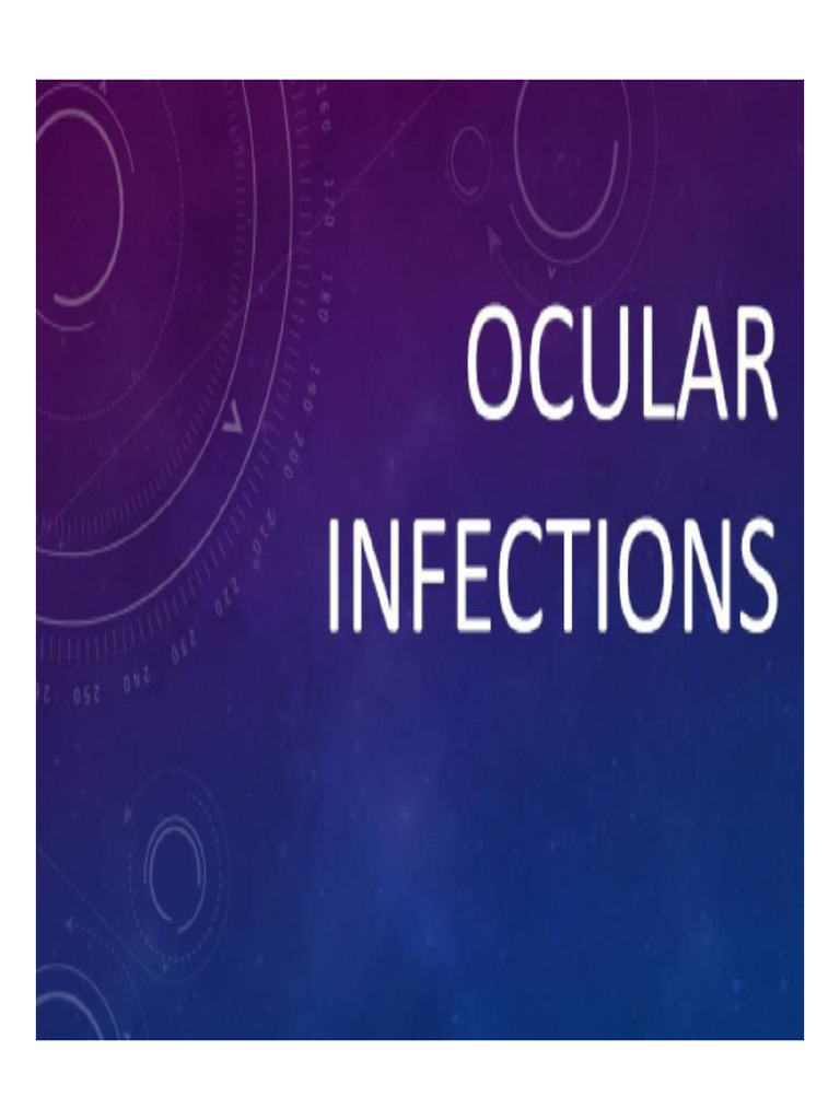 Ocular Infections | PDF