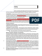 Sheet 1 Surface Chemistry e