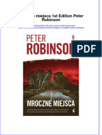 PDF of Mroczne Miejsca 1St Edition Peter Robinson Full Chapter Ebook