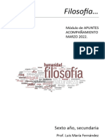 Módulo de Filosofía 6 Año Marzo