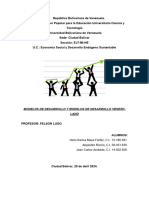 Modelos de Desarrollo y Modelos de Desarrollo Venezolano