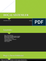 Doğal Si̇stemler