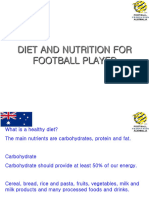 Z.diet and Nutrition For Football Players