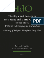 Josef Van Ess, Arabic (Editor) - Theology and Society in the Second and Third Centuries of the Hijra. Volume 5 Bibliography and Indices a History of Religious Thought in Early Islam ... Society, 116)