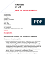 Paediatric Advanced Life Support Guidelines