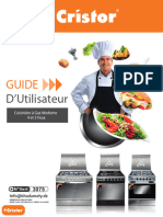 Manual Dutilisation Cuisiniére FR