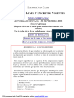 Indice de Leyes de Decretos Vigentes