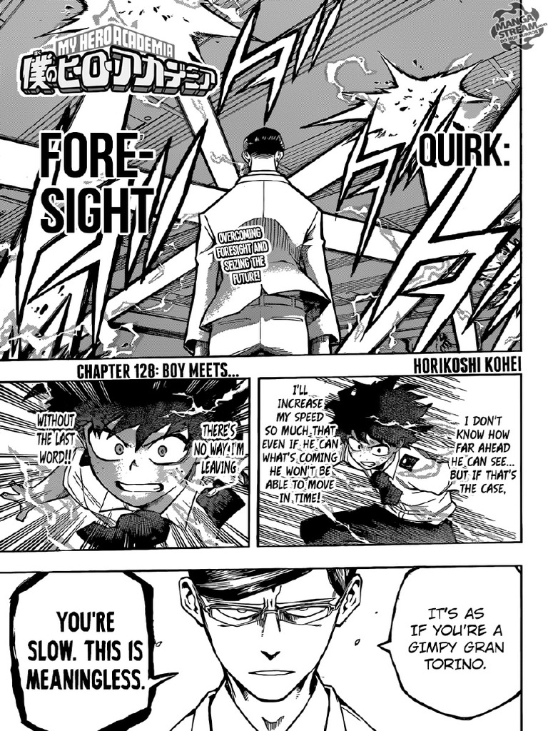 My Hero Academia Chapter 128 | PDF