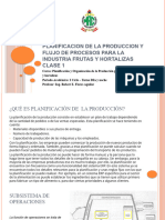 Planificacion de La Produccion Frutas Clase 1