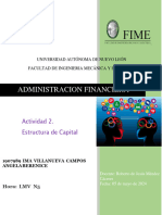 Actividad 2. Estructura de Capital 1907989 IMA