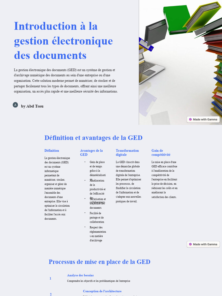 Introduction A La Gestion Electronique Des Documents | PDF | Workflow ...
