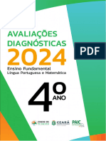 4º Ano Língua Portuguesa e Matemática Avaliação Diagnóstica 2024 Ceará