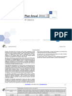 Planificacion Anual Matematica 4Basico-2016