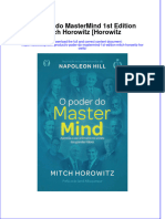 PDF of O Poder Do Mastermind 1St Edition Mitch Horowitz Horowitz Full Chapter Ebook