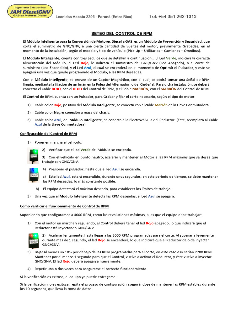 Seteo Módulo | PDF | Diodo emisor de luz | Bienes manufacturados
