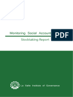 Monitoring Social Accountability Stocktaking Report 2012