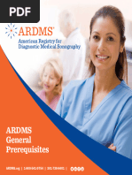 ARDMS General Prerequisites 2024 2 | PDF | Health Care | Medicine