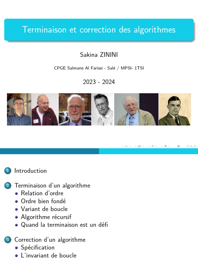 Terminaison et correction d'algorithmes | PDF | Programme informatique ...