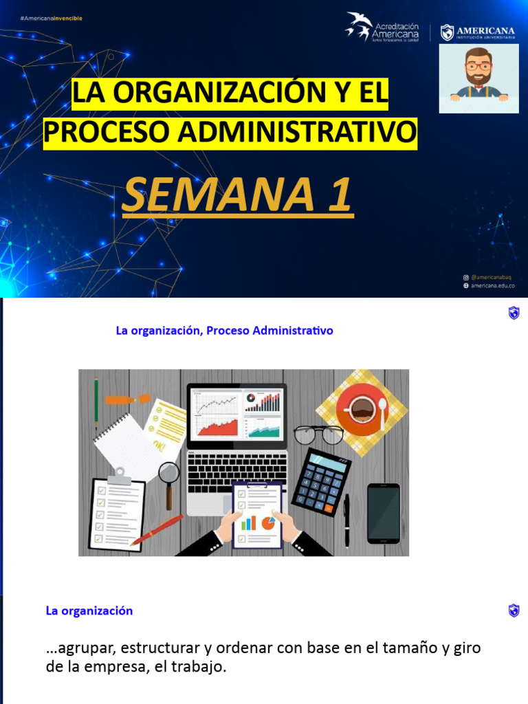 2.La Organizacion y el proceso Administrativo | Descargar gratis PDF ...