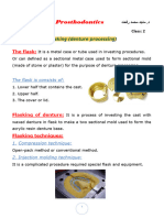 Prosthodontics: Flasking (Denture Processing)