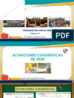 Ecuaciones Cuadráticas 3ero 2020