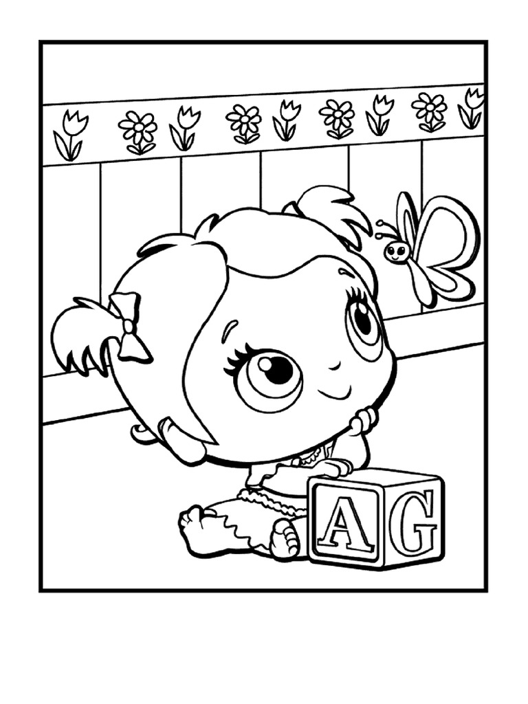 My Baby Alive from Hasbro Coloring Page Free Printable Coloring Pages